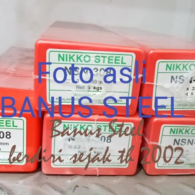 Kawat las stainless 2 mm Nikko Steel NSN 308 kawat las cantum per KG - Reywastyless