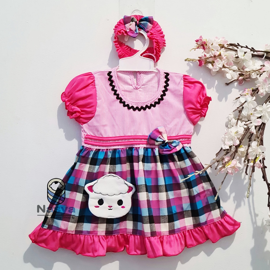 [P-038] Dress Bayi Perempuan 0-6 m / Setelan Bayi Perempuan