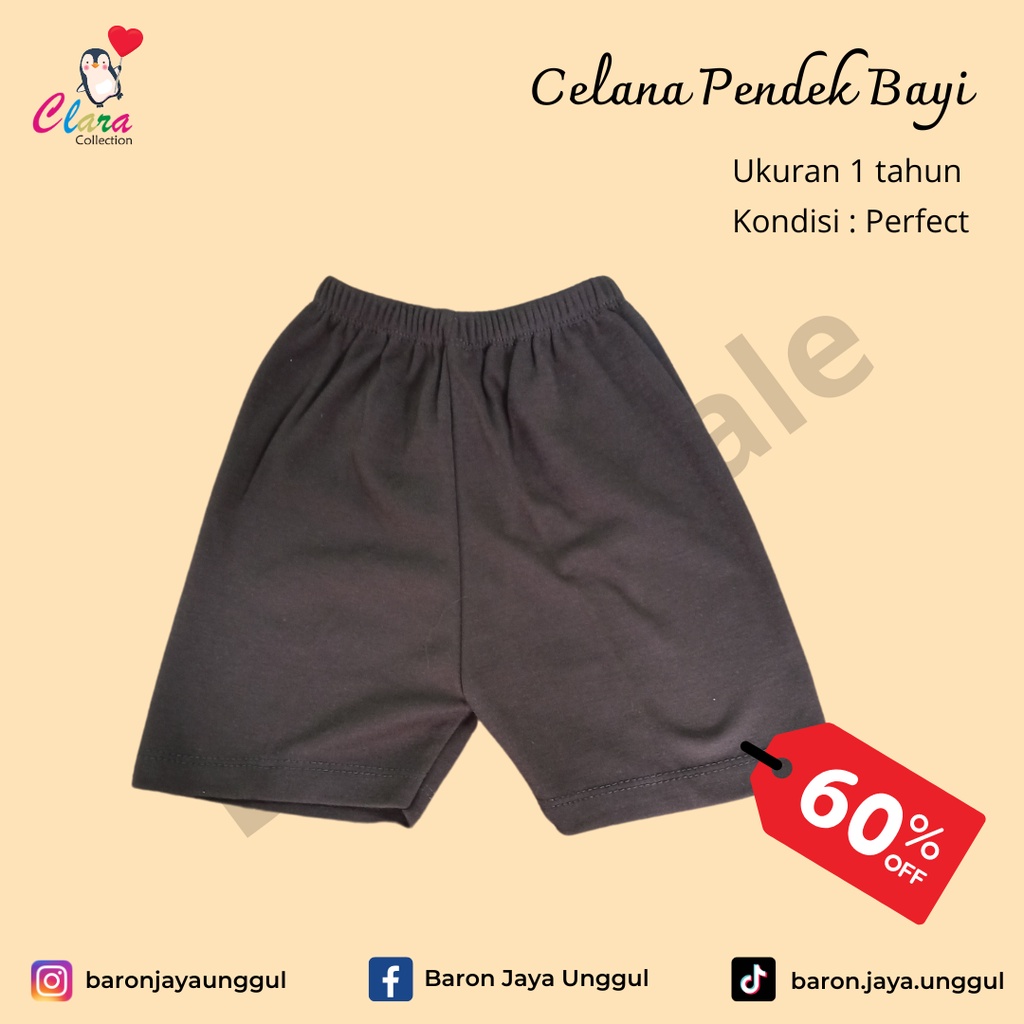 Celana Pendek Bayi (Defect Sale)