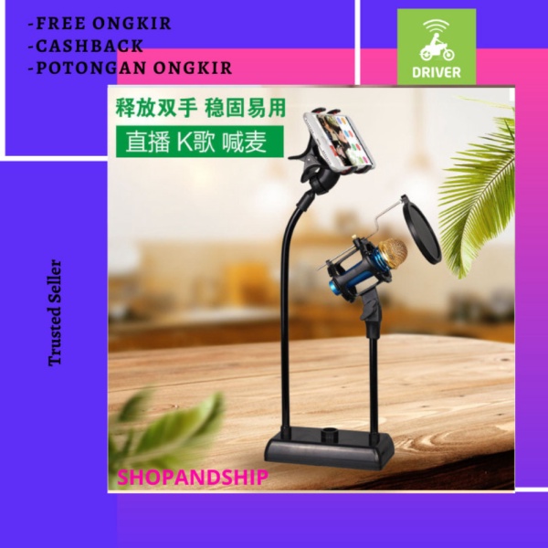 Unik HOLDER 2 IN 1 MULTIFUNGSI / Vlogger Set Murah