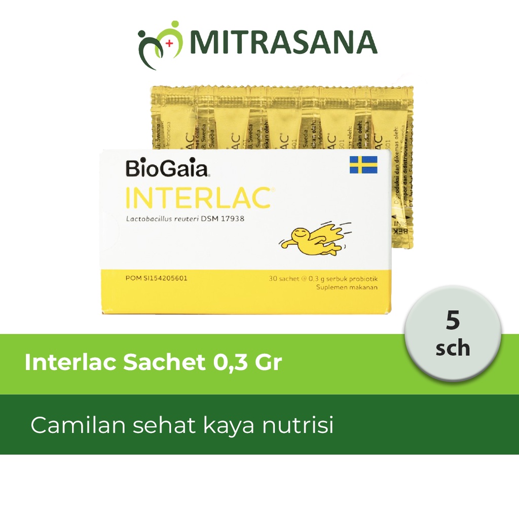 Interlac Sachet 0,3 Gr - Serbuk Probiotik