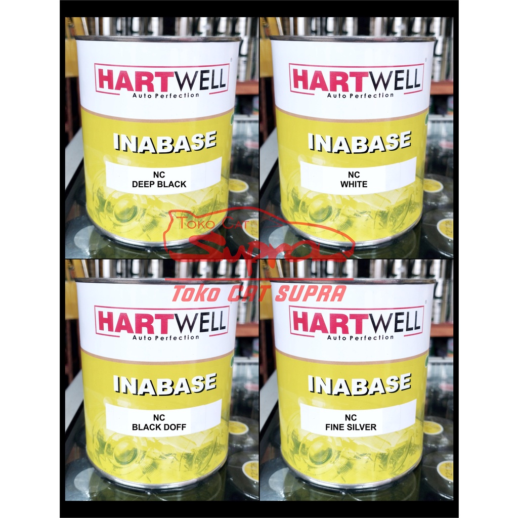 CAT DUCO NC KLICKEN  HITAM PUTIH HITAM DOFF PUTIH DOFF KG HARTWELL