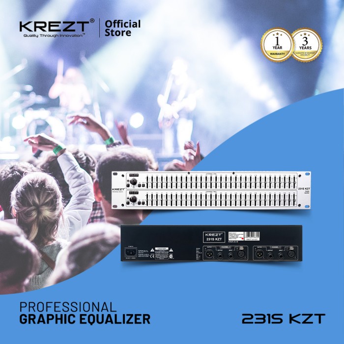 Sound Professionalgraphic Equalizer Krezt 231 Kzt