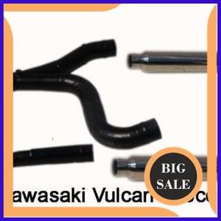 Knalpot Racing Double Kanan Kiri Full System Kawasaki Vulcan 650 - Vulcan650 1M4R23 onderdil