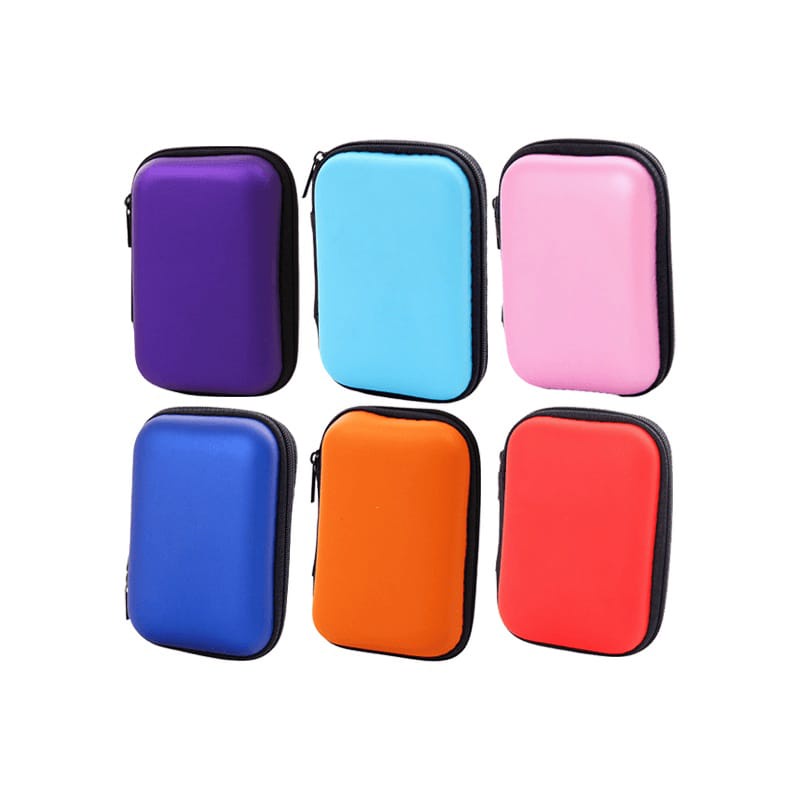 ♥DPS829♥pouch headset multifungsi dompet tempat penyimpanan earphone kabel chager koin/kunci K12