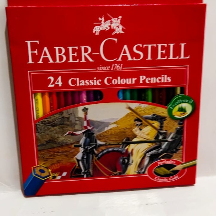 

DON40- pensil warna faber castell 24 warna classic color TERBARU