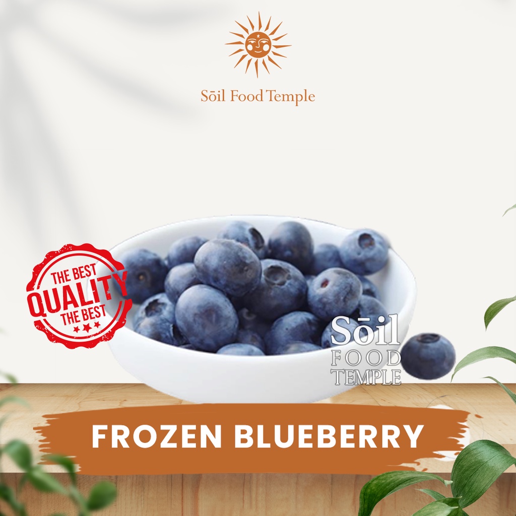 

Premium Quality Fresh Frozen Blueberry 1 kg KHUSUS INSTANT COURIER