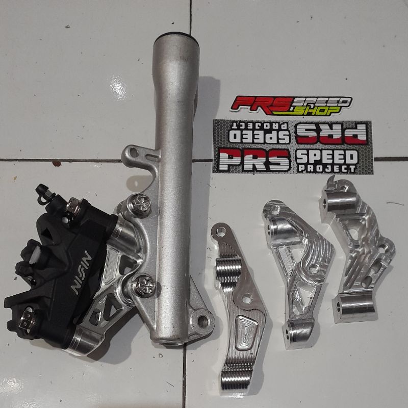 braket kaliper gp4rx nissin p100 afrika fizr nouvo 125z 267mm 220mm 300mm vega 300 260 220 jupiter g