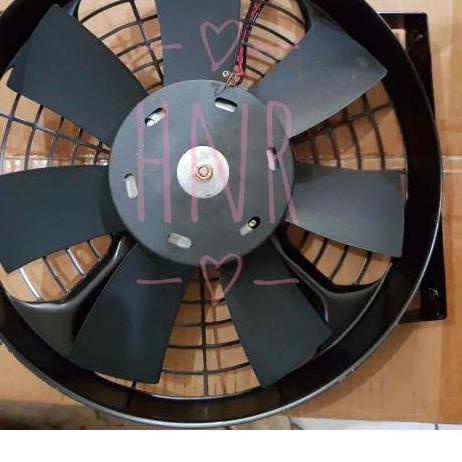 ◙ Extra Fan AC Mobil Universal Extra Ekstra Fan Kipas AC Mobil Rangka Besi Tiup Hisap 10 INCI 12 VOL