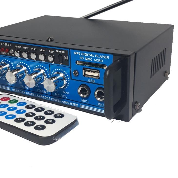 ✱ POWER AMPLIFIER BLUETOOTH F-188BT/AMPLIFIER SALON AKTIF F 188BT/POWER AMPLIFIER & MIXER /AMPLI FLE