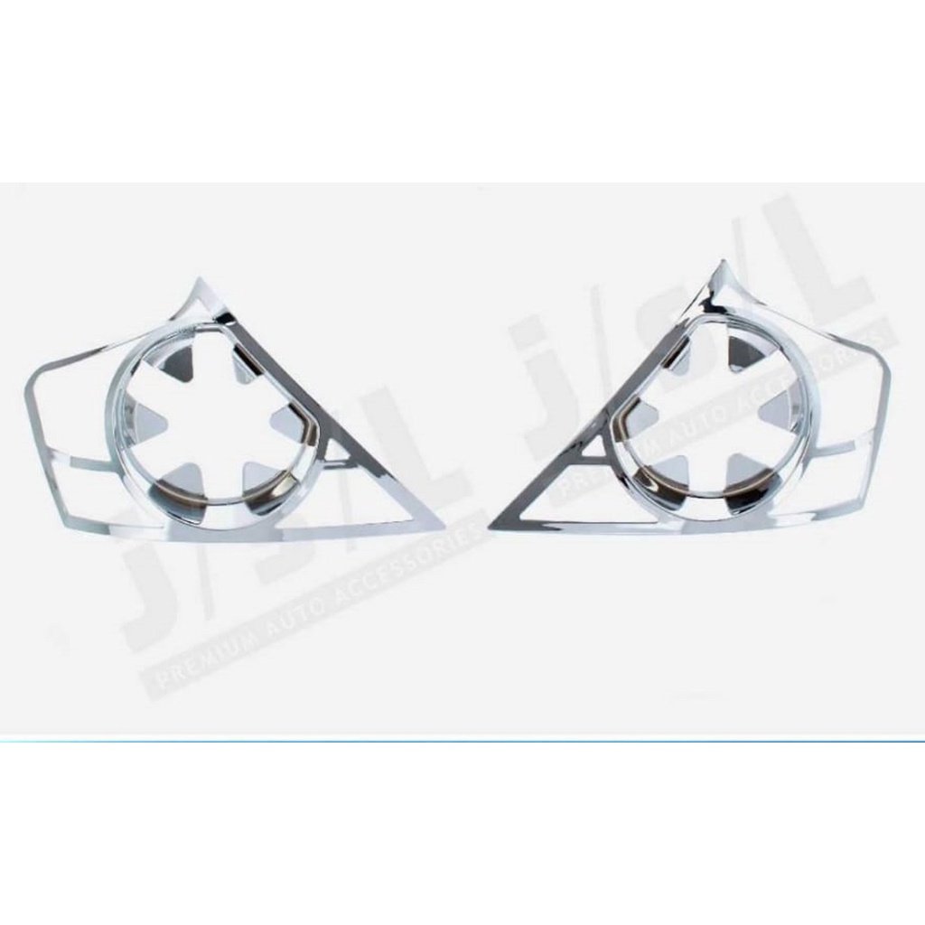 Garnish belakang brio 2012-2015 chrome hitam