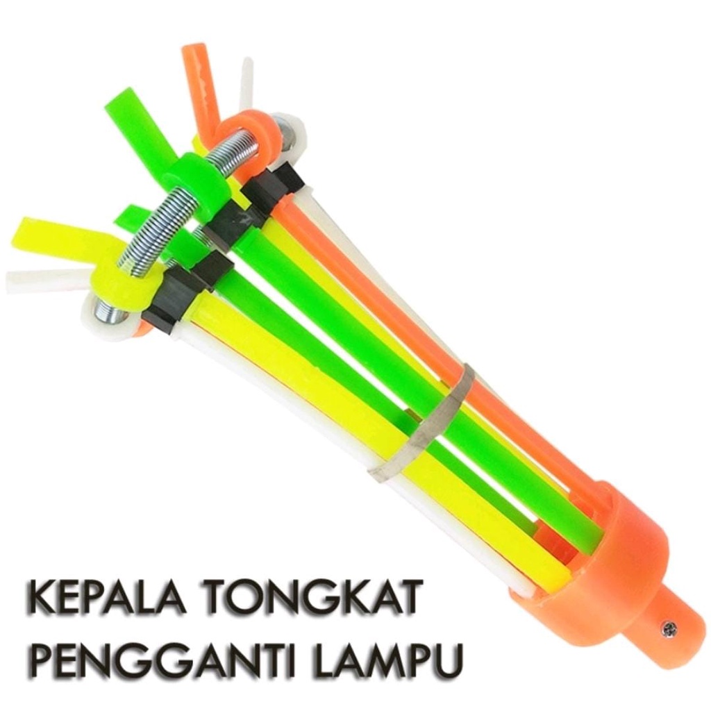 KEPALA TONGKAT PENGGANTI LAMPU BOHLAM I KEPALA TONGKAT LAMPU I KEPALA STICK LAMPU