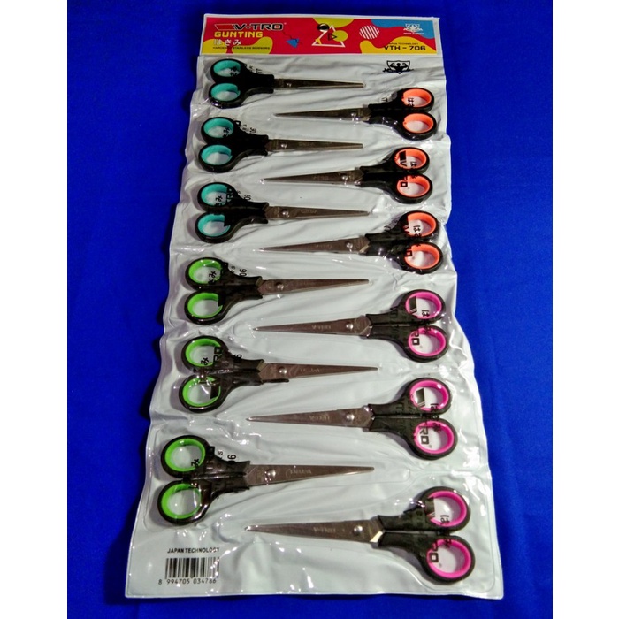 

Scissor V-Tro Scissor Vt-706 ( 1 Pack - 12 Pcs )