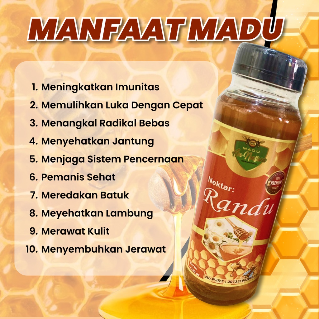 Madu Randu 100% murni 330gram