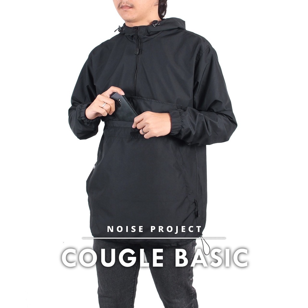 Jaket Cougle Noise Project Jaket Cougle Basic Jaket Cougle Polos Black