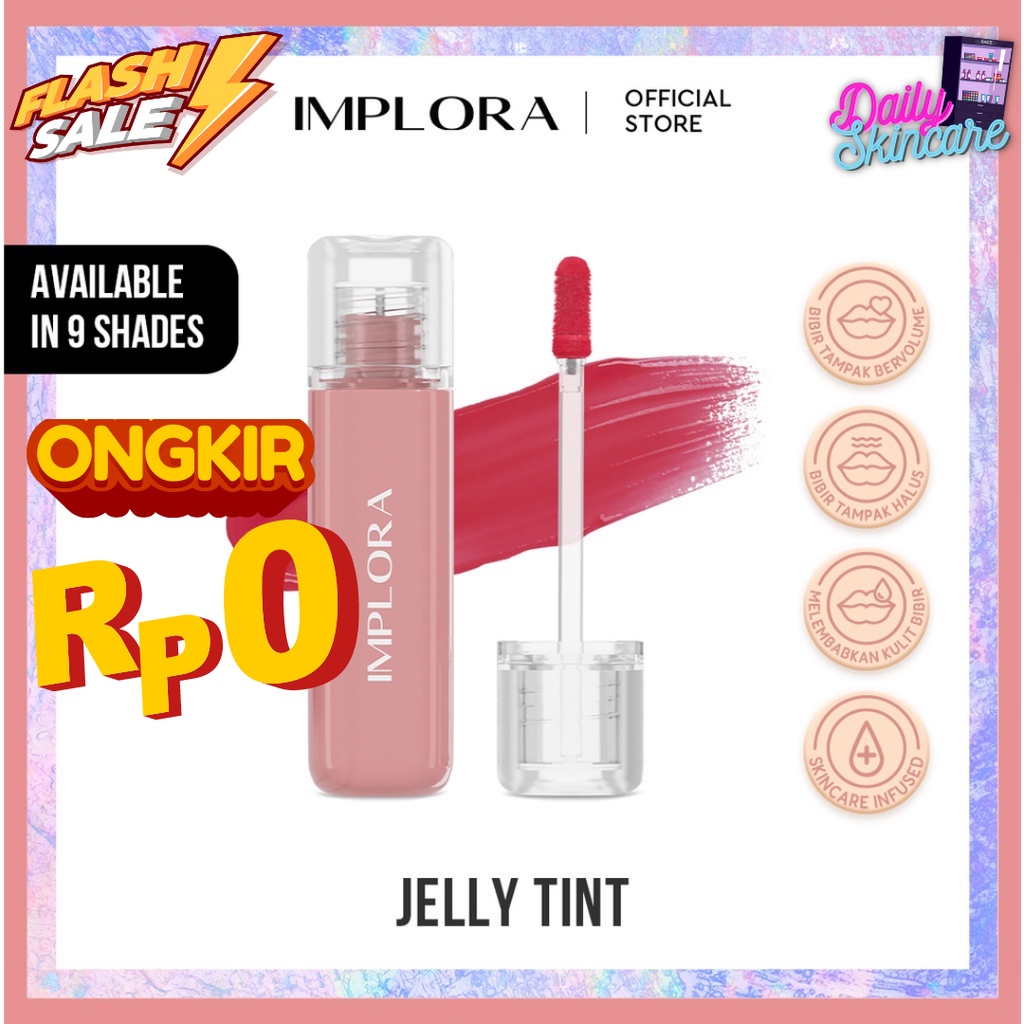 Implora Jelly Tint | Lip Tint Glossy Medan | Deli Serdang | Daily Skincare Store