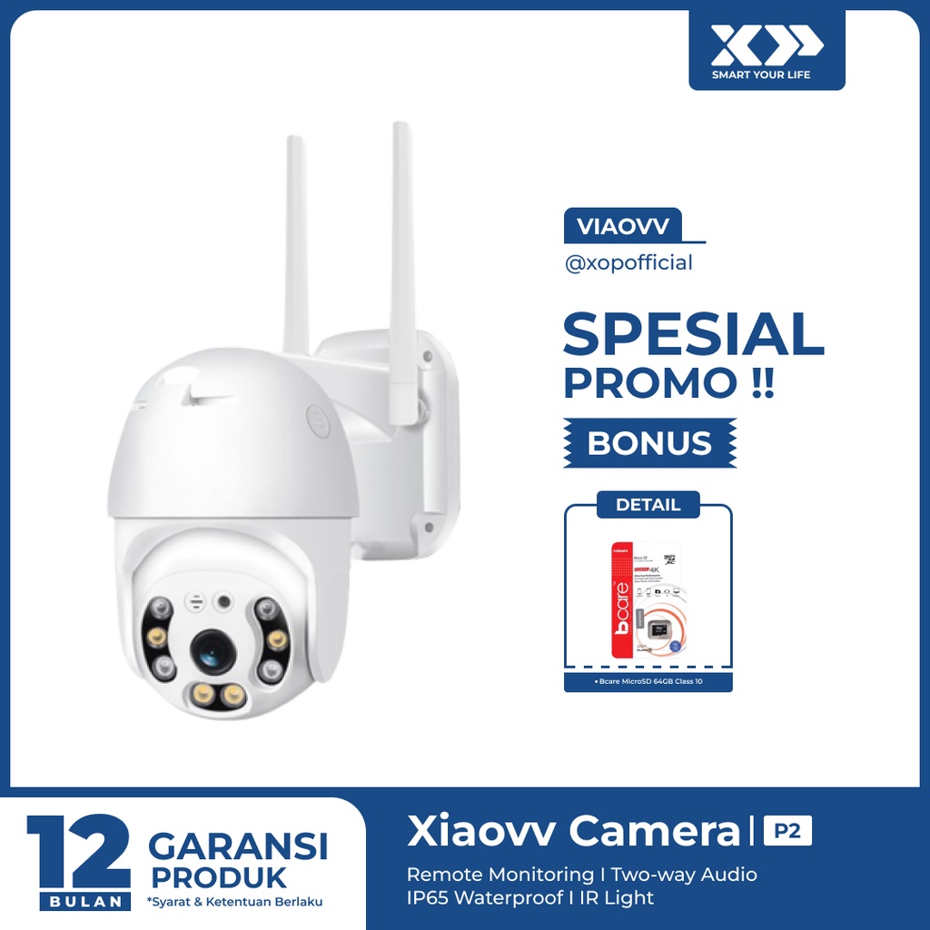 Xiaovv Security Camera P2 1080P CCTV IP Camera Outdoor Original