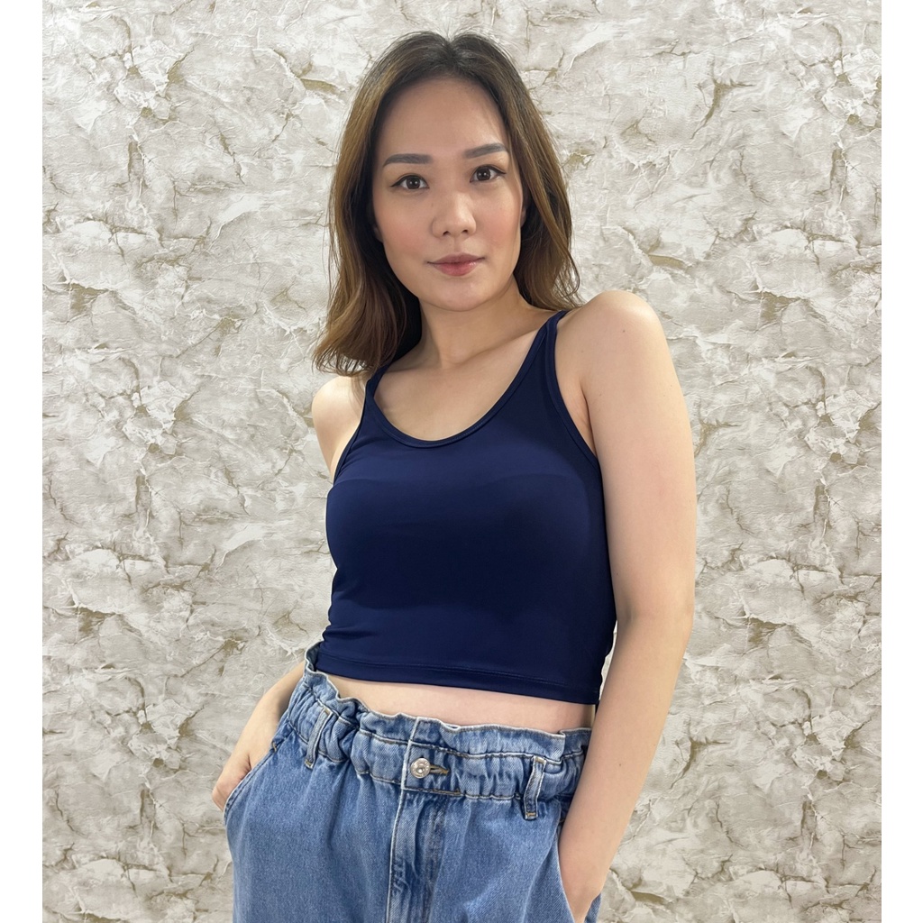 MODAVIE - REBECCA TANKTOP Crop Basic Tanktop Polos Wanita