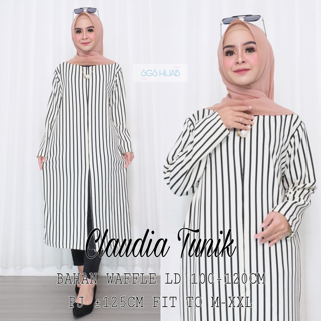 Claudia Tunik Berta Tunik Jollie Tunic Salur Ld 100 Dan Ld 120 Tunik Salur Jumbo Wanita xxxl ld 140cm Atasan Wanita Motif Salur Atasan Wanita Simple Gamis Waffle Premium Jumbo Tebal Tunik Wanita Jumbo Ld 120cm Atasan Bigsize Tunik Terbaru