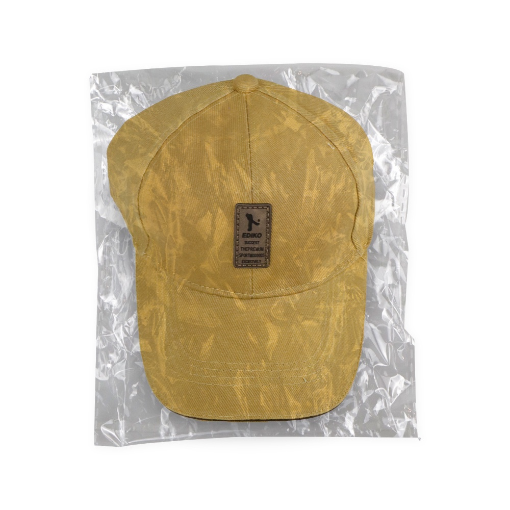 Rhodey EDIKO Topi Baseball Golf Logo Ediko Sport Fashion - Brown