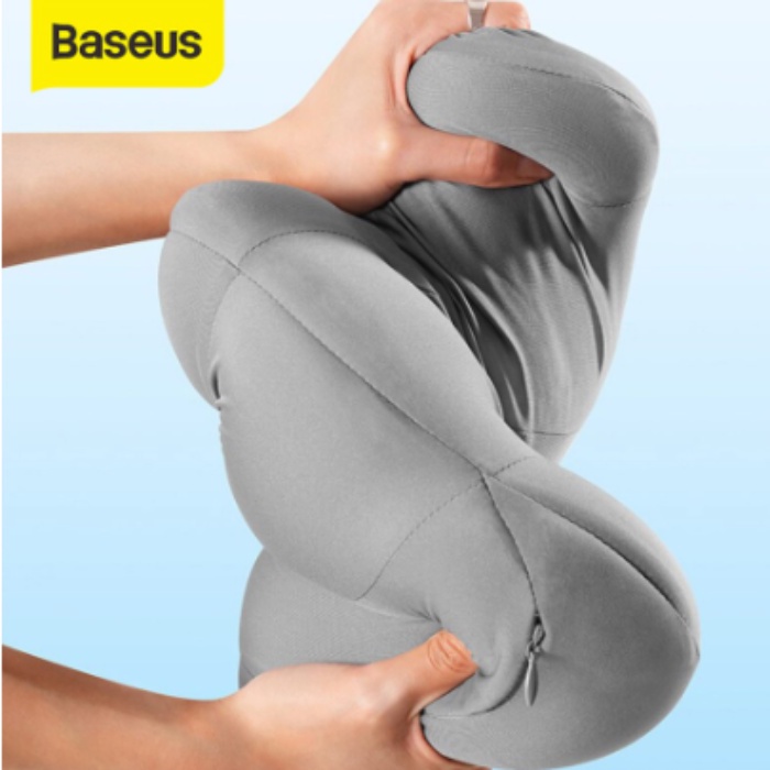 Bantal Leher Mobil Baseus Headrest Memory Foam Pillow