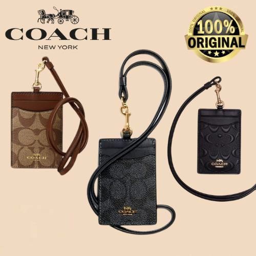 

Lanyard kartu pekerja Crossgrain Leather ID Kartu ID Name Tag