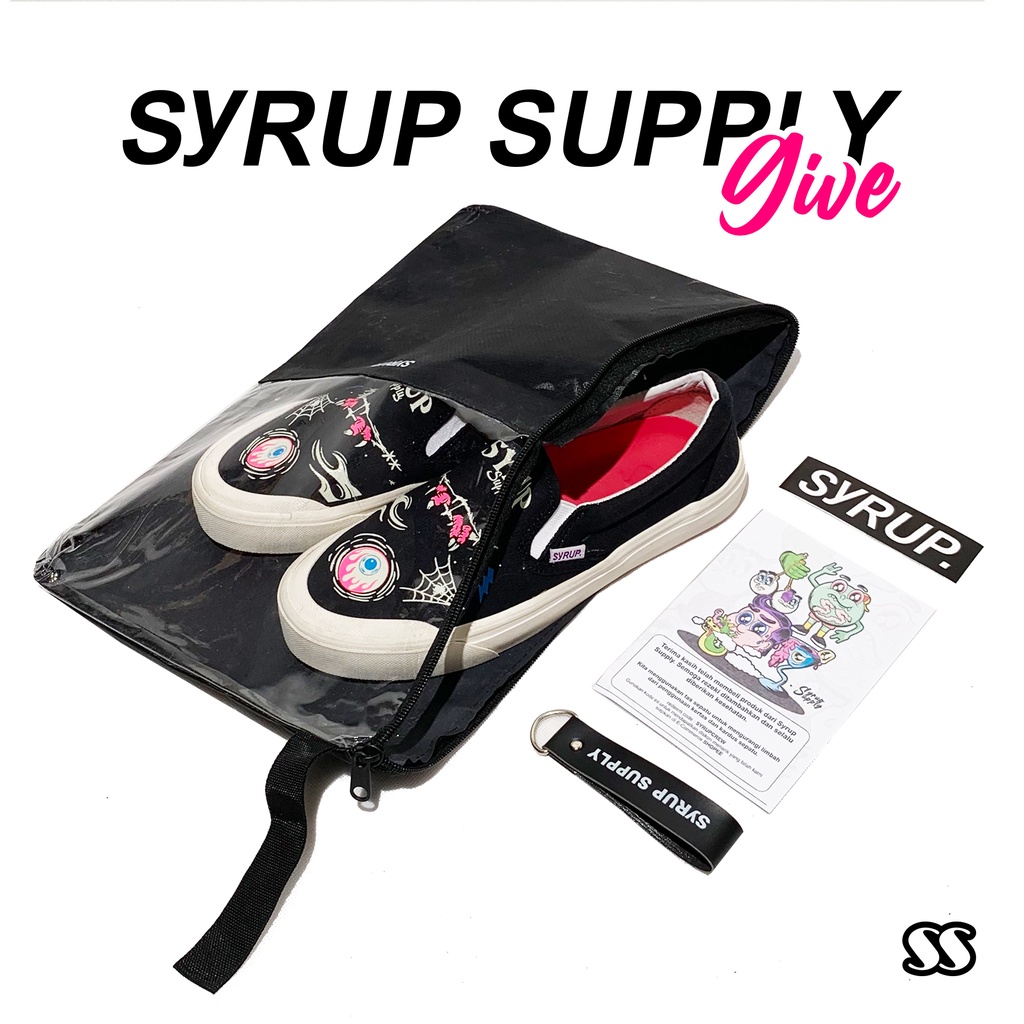 READY STOCK SYRUP SUPPLY SLIP ON SALVADOR SEPATU SLIP ON SNEAKER SEPATU UNISEX