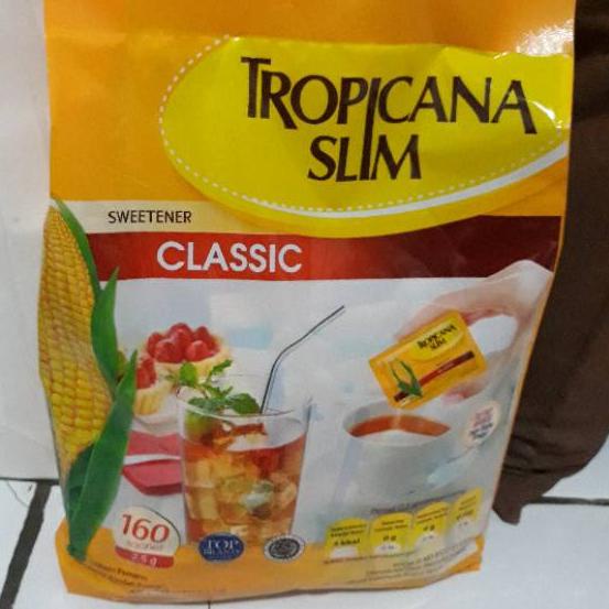 

► Tropicana Slim sweetener classic Gula Jagung Rendah Kalori Isi 160sachet ♀