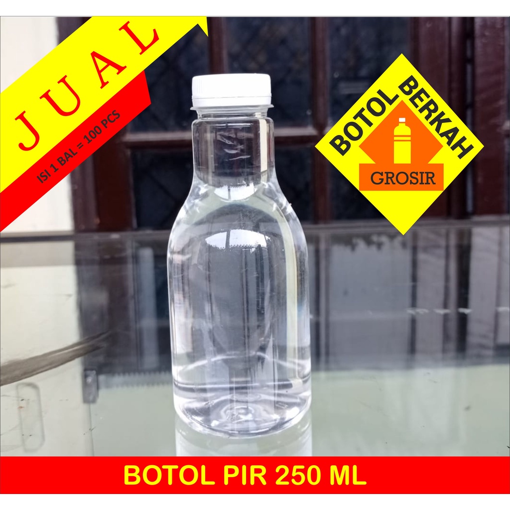 botol pir 250 ml / botol plastik 250 ml