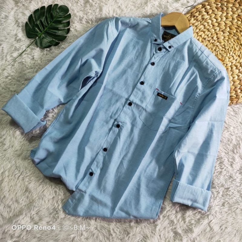 TURUN HARGA KEMEJA PRIA MENS POLOSAN LENGAN PANJANG COOLMAN PAKAIAN PRIA CASUAL FORMAL