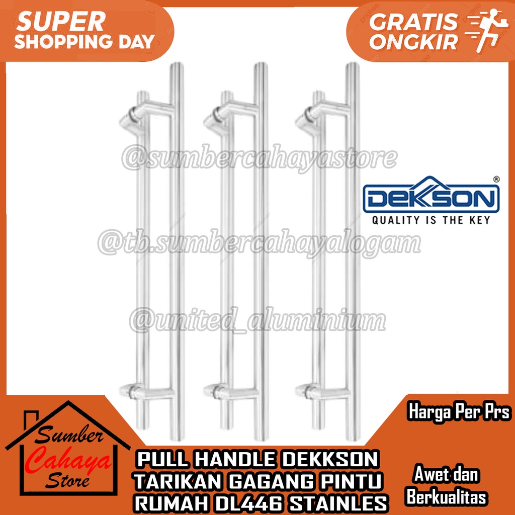 PEGANGAN TARIKAN GAGANG RUMAH PULL HANDLE DEKSON DEKKSON DL446 HANDEL HENDEL PINTU TARIK MEWAH ELEGA