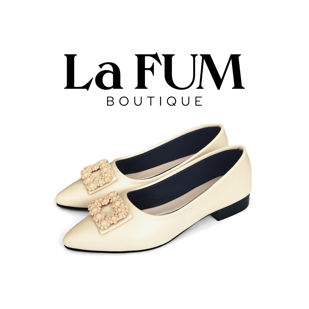 Peony Pantofel Shoes - Sepatu Pansus Hak wanita by La FUM