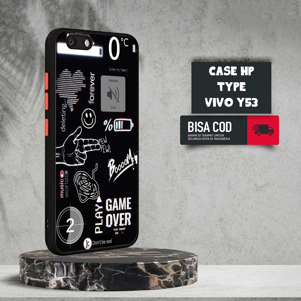 CASE VIVO Y53 [NASA TICKET] TERLARIS CASING VIVO Y53 TERBARU DOVE MATTE FUZE SOFTCASE VIVO Y53 SOFTC