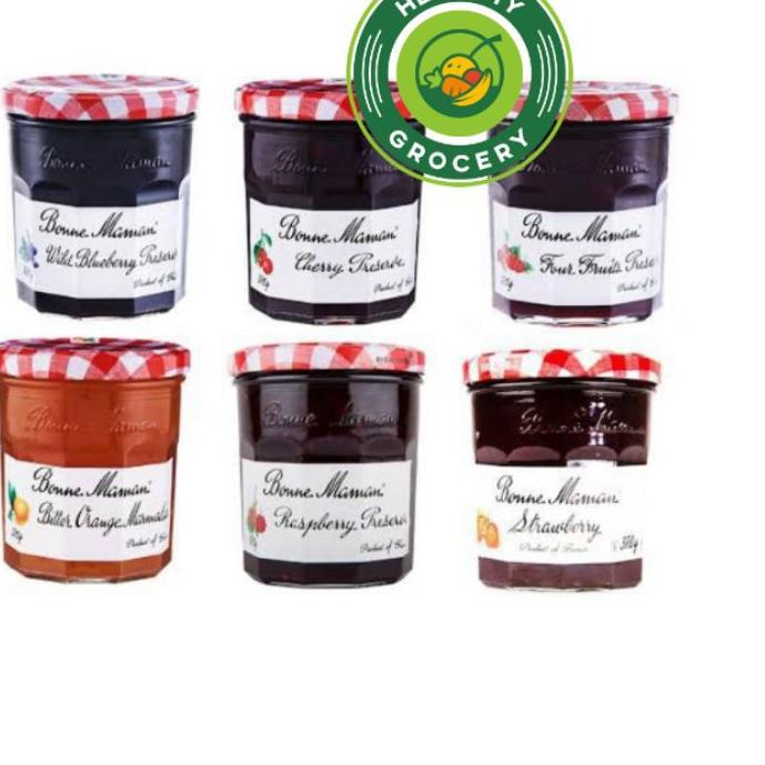 

☞ Bonne Maman All Varian 370gr Selai Orange Marmalade Raspberry Blueberry Strawberry bone mama ♖
