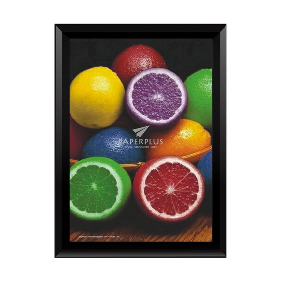 Terlaris Poster A4 Aneka Warna Jeruk + Bingkai