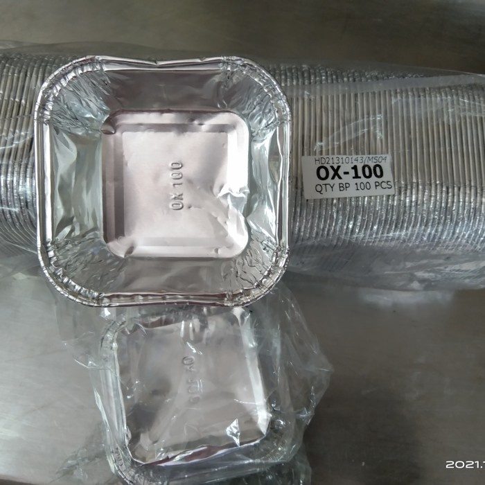 :::::::] cup aluminium foil ox100