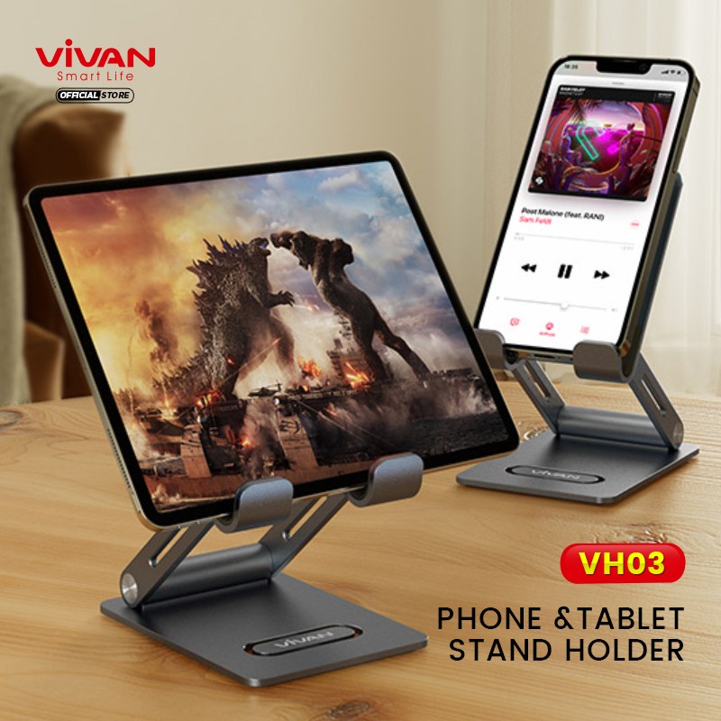 Vivan VH03 Universal Stand Holder Smartphone Tablet Rotatable 270°