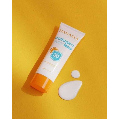 HANASUI WATER COLLAGEN SUNSCREEN SPF 30 / BARU BPOM