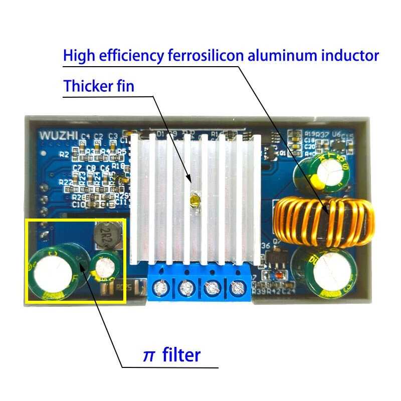 (BISA COD) FTIHSHP Module DC Buck Boost Converter CC CV 30V 4A with LED Display - ZK-4KX