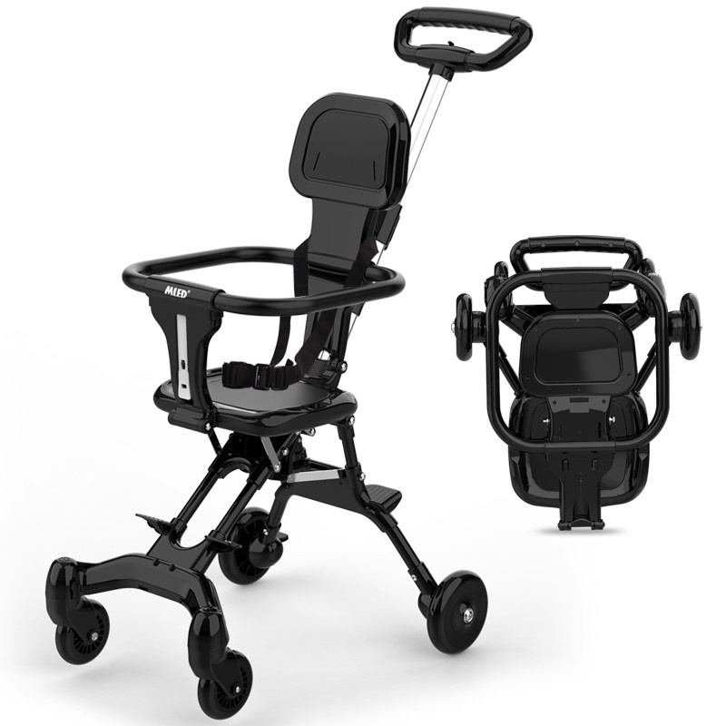 FLYBB Magic Stroller Baby 2 Way Travel Lightweight Foldable-01Hitam(StrollerONLY