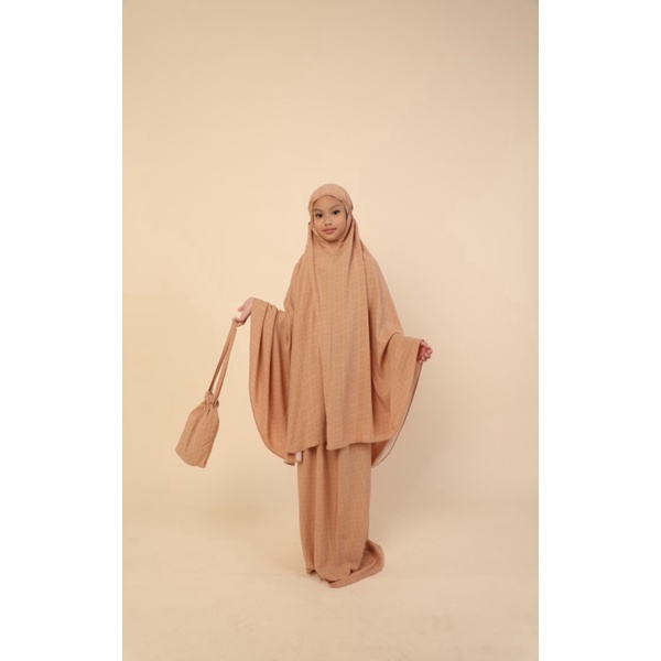Unik Diario - Mukena Anak Rayon Lunara - Clay M Diskon