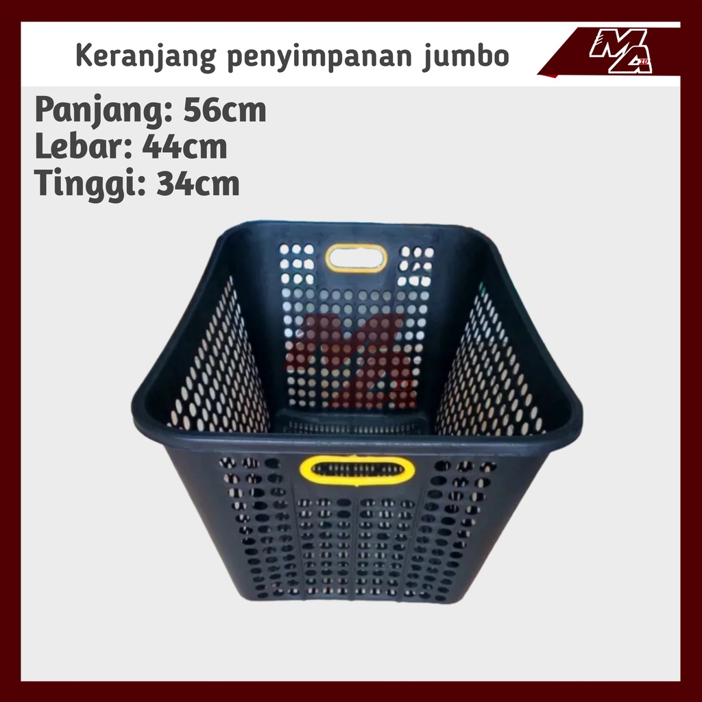 Keranjang organizer penyimpanan serbaguna jumbo