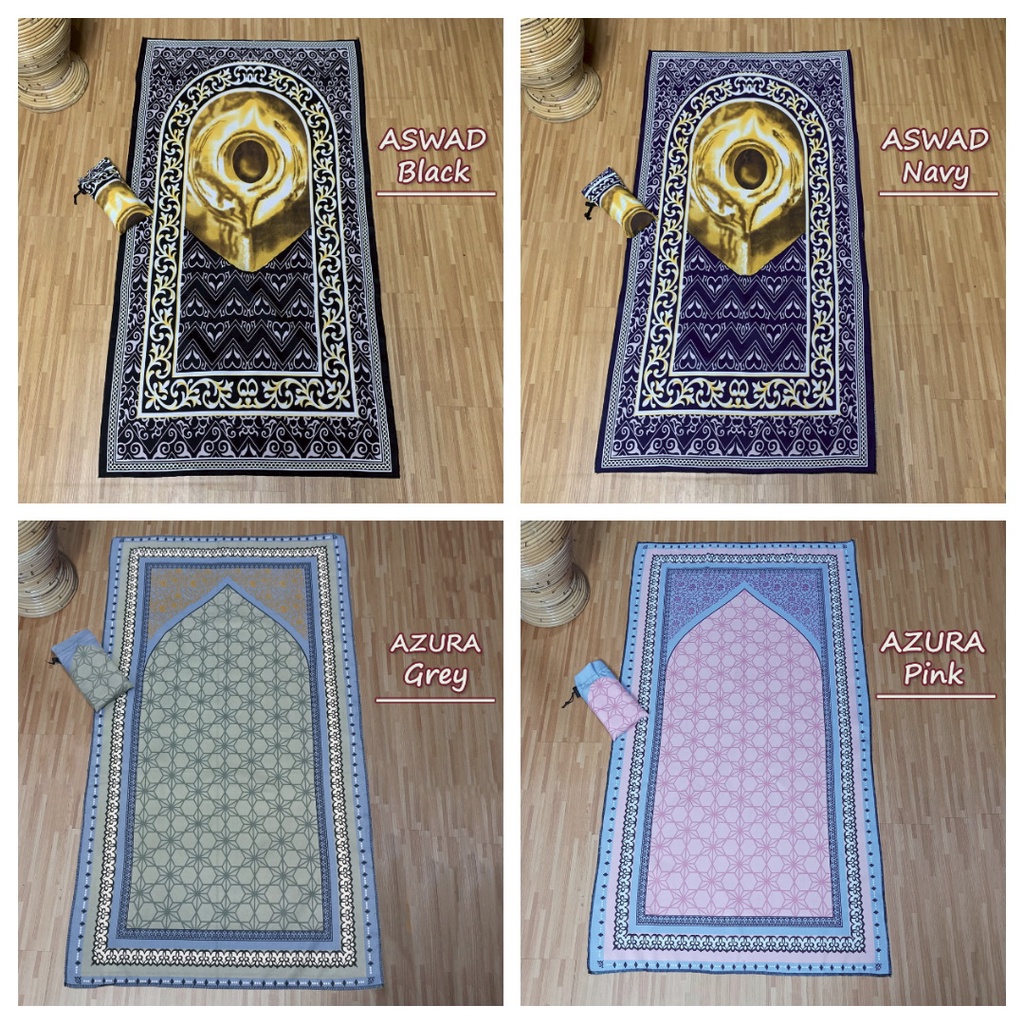 Aswad Sajadah Travel Jumbo sejadah traveling pouch souvenir haji Umroh