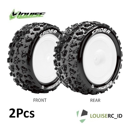 Louise 1/10 E-Spider Tire 12mm Buggy Xray TLR Team Corally Rc Car ban rc buggy bsd  wl toys 104001 1