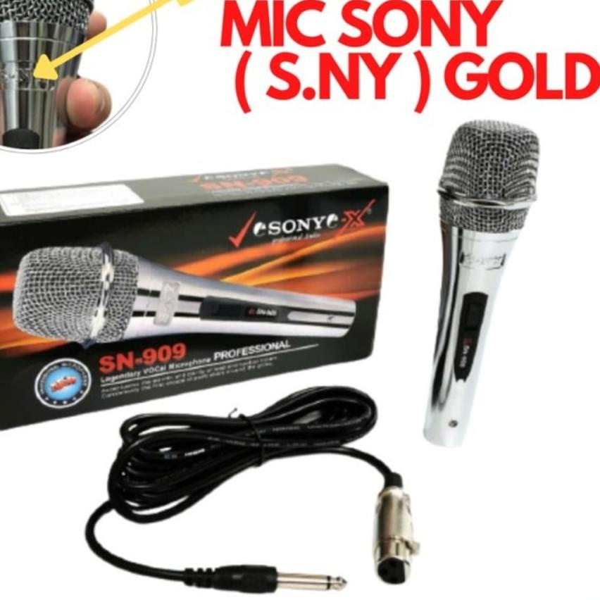 ♦ MIC SONY SN 909 MIC KABEL SONY MICROPHONE SONY SN 909 MIC KABEL MIC KARAOKE SONY SN-909 ✲