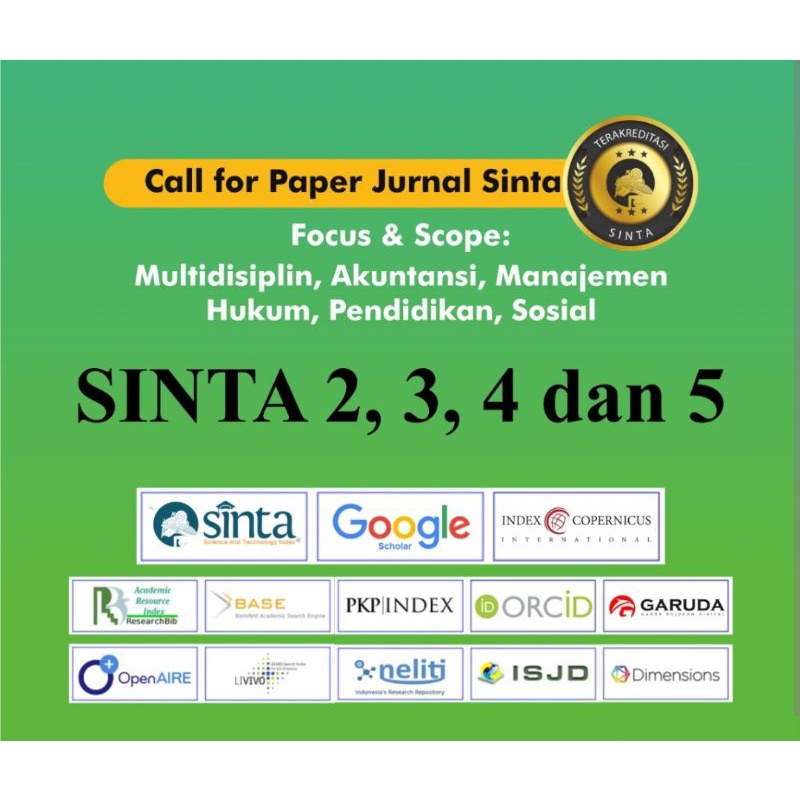 Sinta 2,3,4,5 Jurnal Nasional Terakreditasi