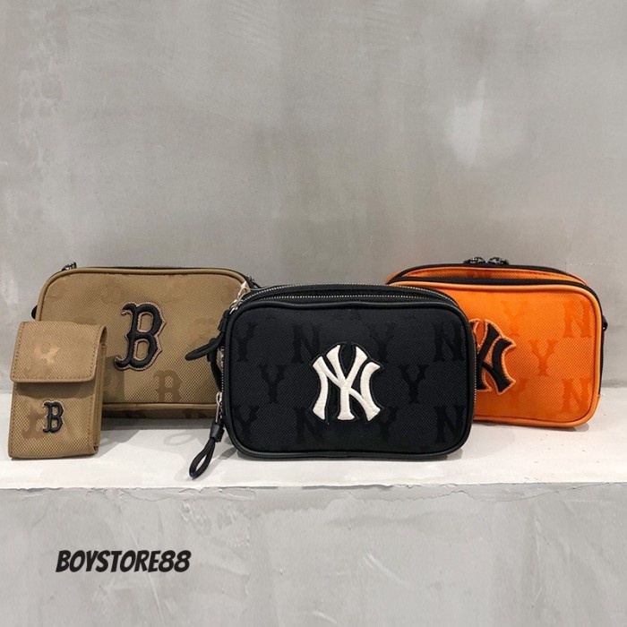MLB BAG CROSSBODY KOREAN MONOGRAM JACQUARD AUTHENTIC FULLTAG