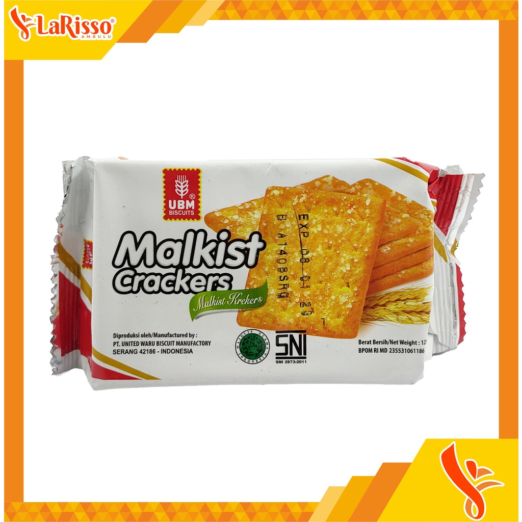 

UBM BISCUITS MALKIST CRACKERS 125GRAM