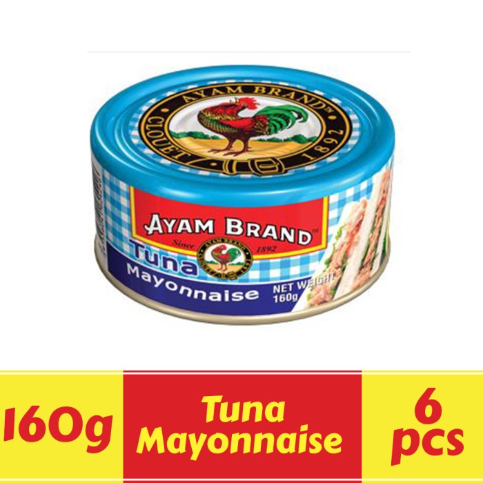 

IKAN TUNA KALENG PAKET 6 PCS MAYONNAISE AYAM BRAND 160GR