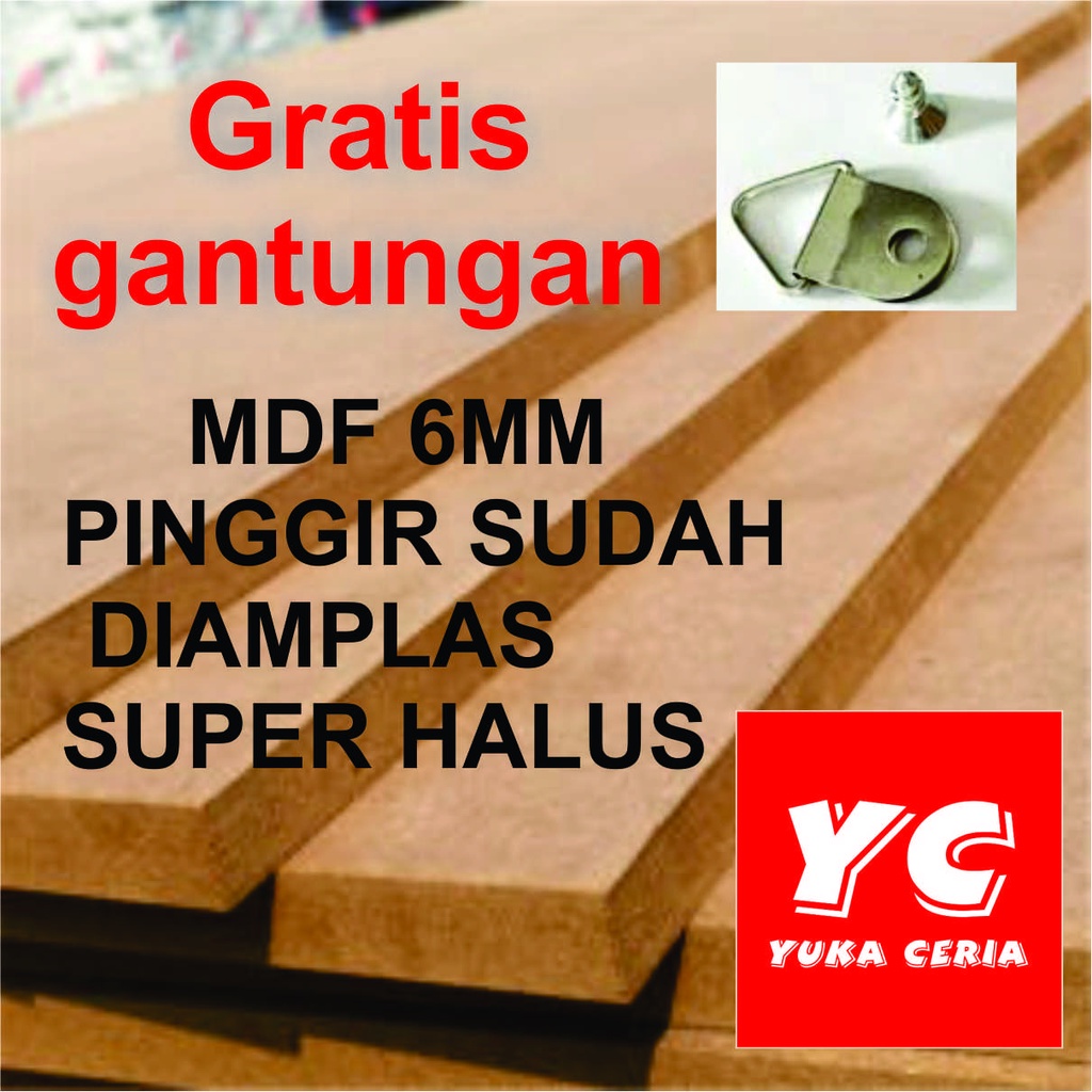papan mdf 15X30 , mdf 15X30cm , mdf 15 X 30 cm , Tebal 6mm